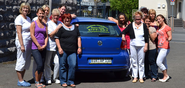 Das Team des Ambulanten Pflegedienstes von Bianca Kosig